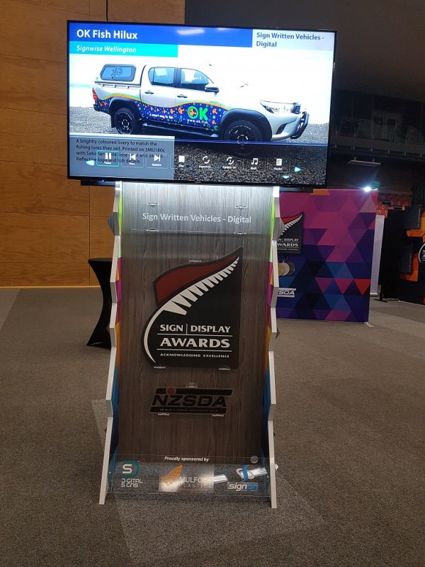 Digital Displays of Entries into the NZSDA Awards